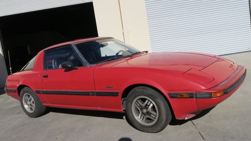 1983 Mazda RX-7 Coupe AUTO Red AC + Spare Parts $4.5K For Sale