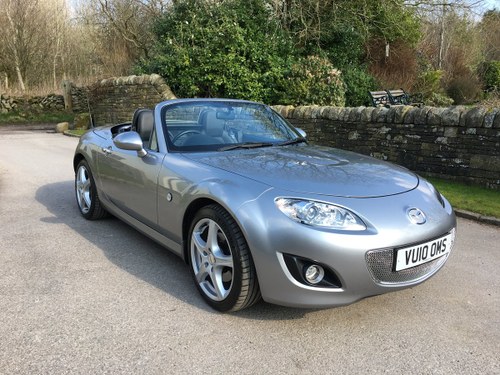 2010 MAZDA MX-5 SPORT TECH CONVERTIBLE 6 SPEED FSH LEATHER TRIM For Sale