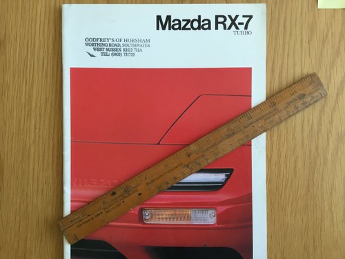1990 Mazda RX7 Turbo Brochure VENDUTO