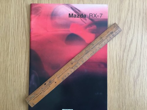 1993 Mazda Rx 7 brochure VENDUTO