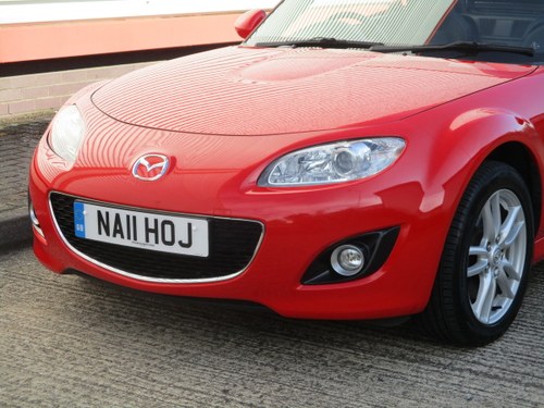 2011 Gleaming Red, very low mileage MX5 Roadster. MX5 SPECIALISTS For Sale