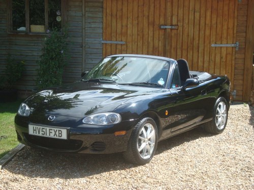 Mazda MX5 1.8i. 2001. Low mileage, well cared for example. SOLD