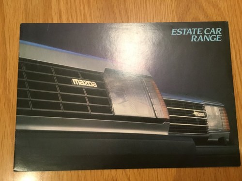 1983 Mazda 323 range brochure SOLD