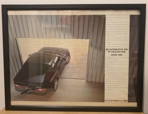 1992 Original 1989 Porsche 944 Framed Advert In vendita
