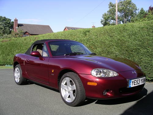 Mazda MX5 Indiana 2003 Very low mileage SOLD