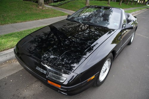 1988 Mazda RX-7 Convertible with 55K orig miles VENDU