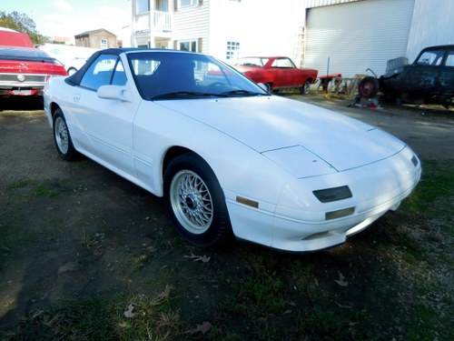 1991 Mazda RX-7 Convertible clean Ivory(~)Black 5 spped M $6 For Sale