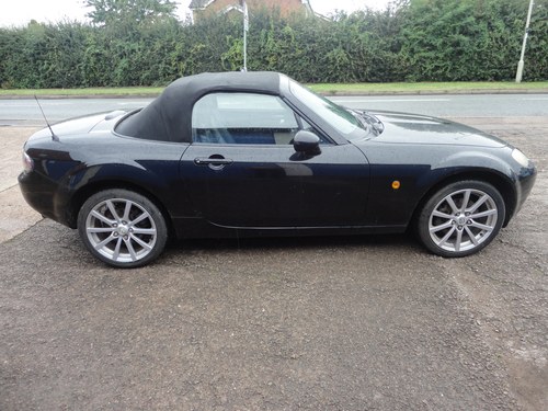 VALUE SPORTS CAR SOFT TOP + LEATHER TRIM 2006 MX5 FSH MOTED For Sale