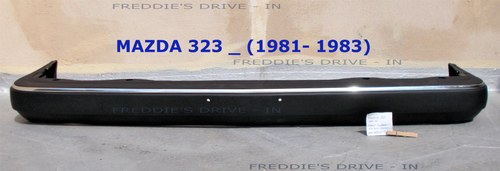 Mazda 323 (1981>'83) Front Bumper with chrome beading For Sale