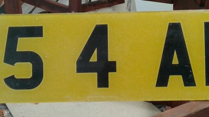 Number plate MX5 4 ANN
