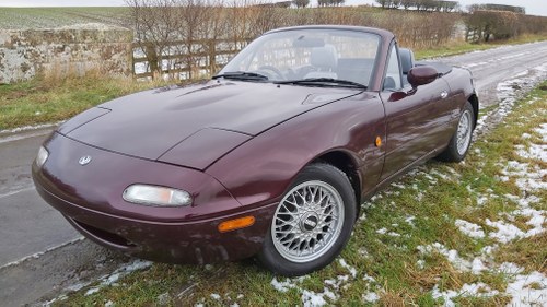 1996 Mazda MX5 1.8 Mk1 Merlot. Superb car with Leather Seats For Sale