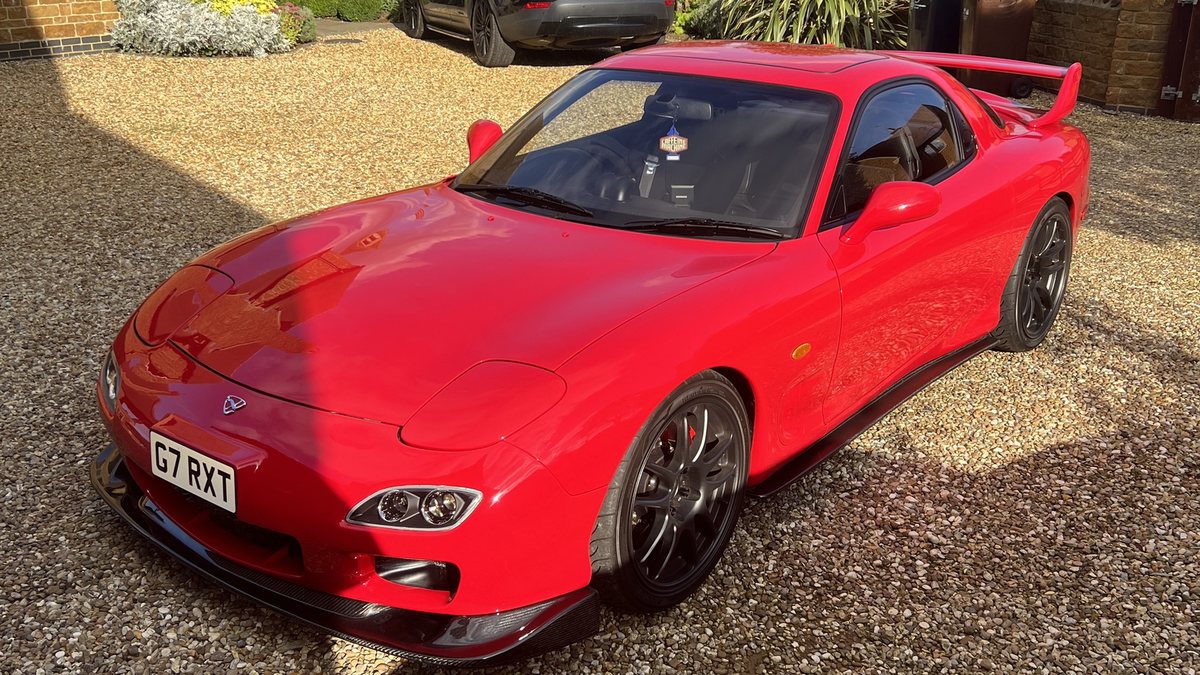1992 Mazda RX-7 Rot Handschaltgetriebe, 5 Gänge Rechtslenker in ...