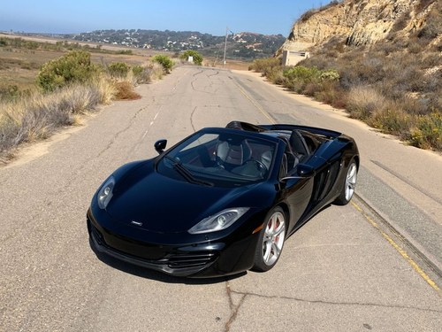 2013 McLaren 12C Spider MP4-12C Carbon Black 9k miles $obo For Sale