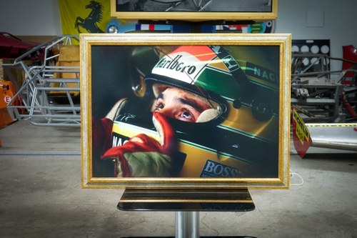 1991 Ayrton Senna Panel - Honda - In vendita