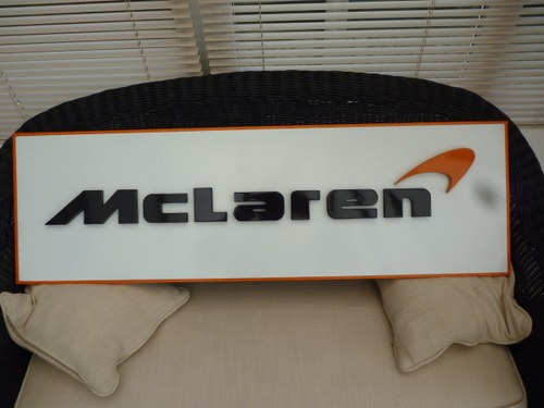 McLaren 3D Sign For Sale