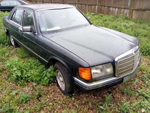 1987 Mercedes 500SE **LHD** for Restoration For Sale