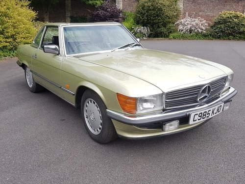 REMAINS AVAILABLE. 1986 Mercedes 300 SL For Sale by Auction