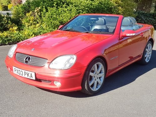 MAY SALE. 2003 Mercedes SLK200 For Sale by Auction