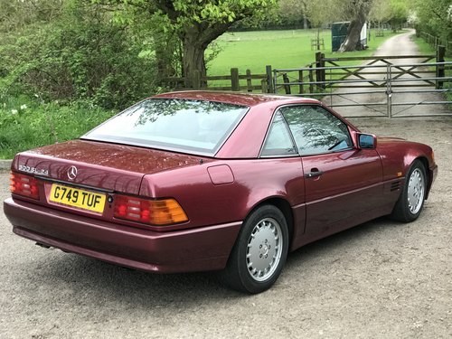 1990 Mercedes SL300-24. As New For Sale