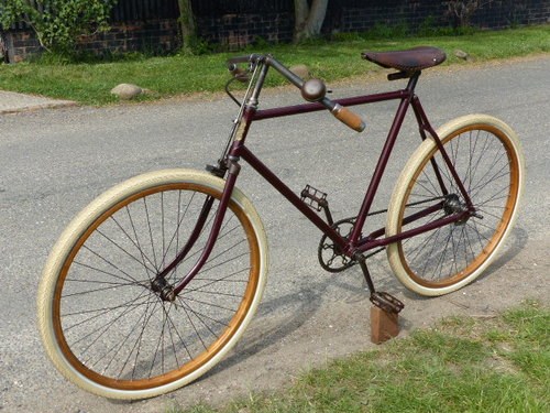 Rare c.1923 Mercedes Racing Bicycle.  SOLD