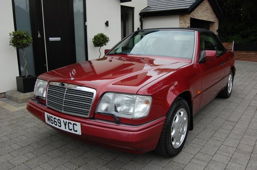 1994 MERCEDES E22O CONVERTIBLE 48000MILES 2 OWNERS For Sale