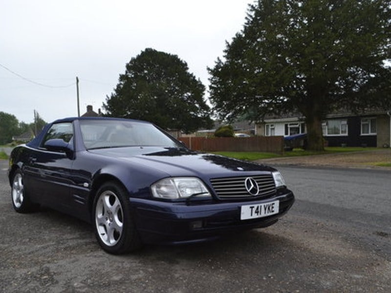 Mercedes SL320 with hard top