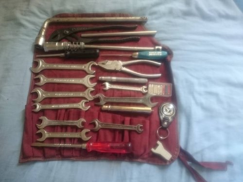 Mercedes tool kit tool bag w108 w109 w111 w113 w11 For Sale