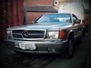 1991 Mercedes 500 SEC coupe flagship c126 smoke silver. For Sale