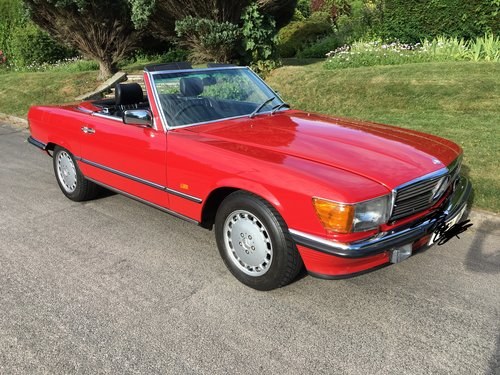 1988 Mercedes R107 420SL with Hard Top SOLD