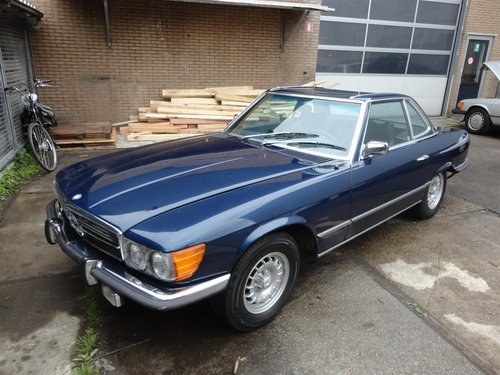 nice 1973 Mercedes 450 SL in blue For Sale