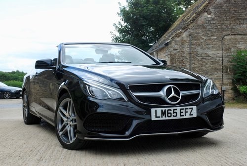 2015 MERCEDES E220 CDI CONVERTIBLE AMG LINE For Sale