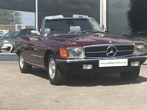 1984 MERCEDES 280SL 107 SERIES ROADSTER WITH HARD & SOFT TOP SOLD