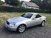 1998 'R' MERC SLK 230K SILVER/RED LEATHER 62K STUNNING SLK! VERKAUFT