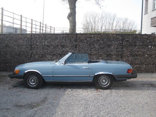 1980 Mercedes SL 450 Cabriolet Model 107, Baby bleu ! In vendita