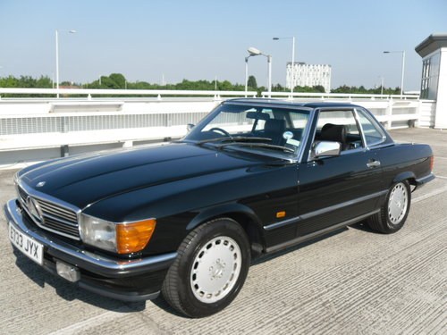 1987/E - Mercedes 300SL R107 Convertible, FSH For Sale