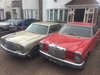 1971 Mercedes w114 coupes 2 for sale double bumper For Sale
