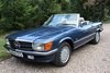1989 Mercedes 300 SL Nautic Blue, fantastic condition. For Sale
