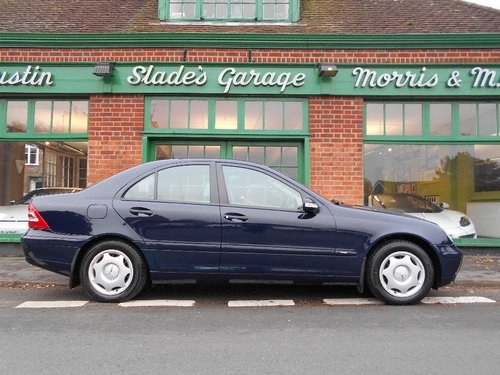 2002 Mercedes-Benz C200 Classic manual VERKAUFT