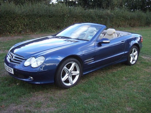 2003 Mercedes SL500 only 62000 miles, 1 owner, FSH For Sale
