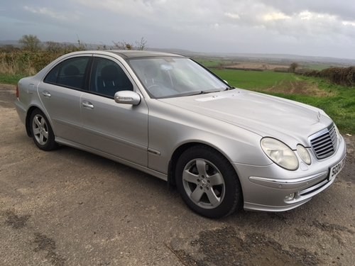 **REMAINS AVAILABLE** 2004 Mercedes E270 CDi Avantgarde For Sale by Auction