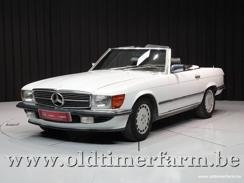 1989 Mercedes-Benz 300SL R107 White '89 '3424' In vendita