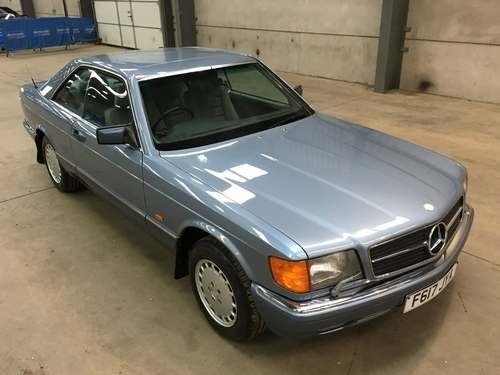 1989 Mercedes 500 SEC Auto at Morris Leslie 23rd February  For Sale by Auction