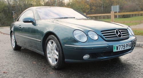 2000 Mercedes Benz CL500 V8 Coupe  68,000 miles with FSH  SOLD