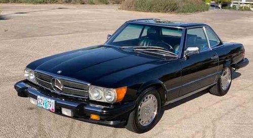 2007 1988 Mercedes 560SL= 1 Owner 43k miles All Black $28.9k  For Sale