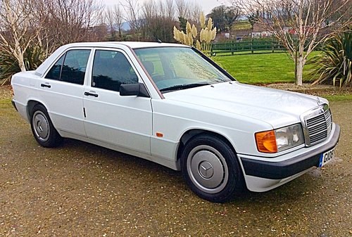 1990 MERCEDES 190D - 1 OWNER 75K + PRISTINE - 28 SERVICES MAY PX? VENDUTO