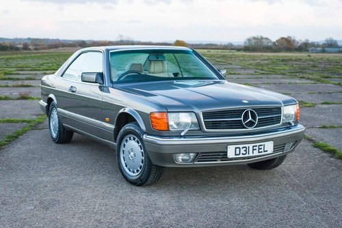 1986 Mercedes-Benz 560SEC - Alcantara trim / FSH (23 Stamps) SOLD