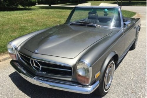 1970 Mercedes 280SL Pagoda = Restored Grey Auto  $160k For Sale