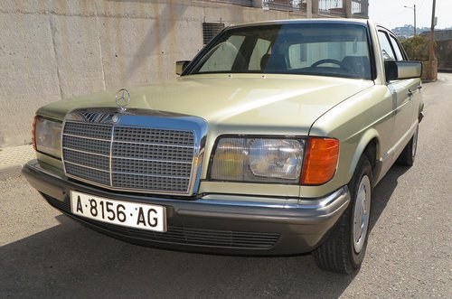 1984 MERCEDES W126 280 SE MANUAL In vendita