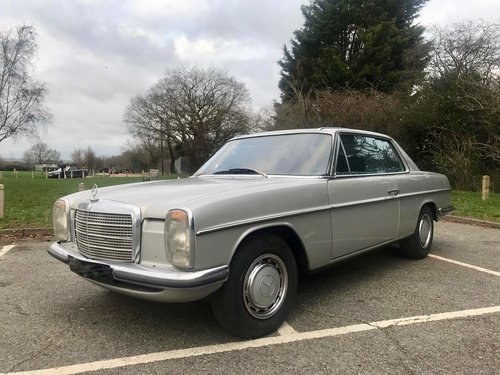 Mercedes Benz 280CE W114 Coupe Silver (1975) For Sale