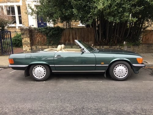 Mercedes 300 SL 1987 W107 low miles low ownership. SOLD